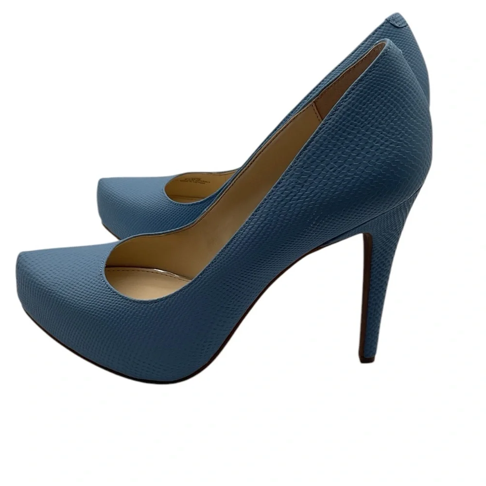Jessica Simpson High Heel Platform Pumps - Blue